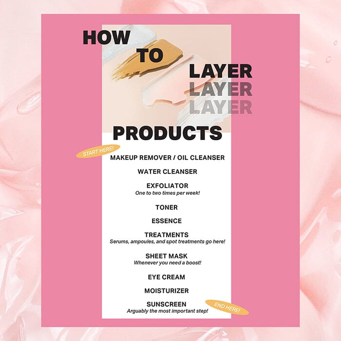Cheat Sheet: How to Layer Products the Right Way