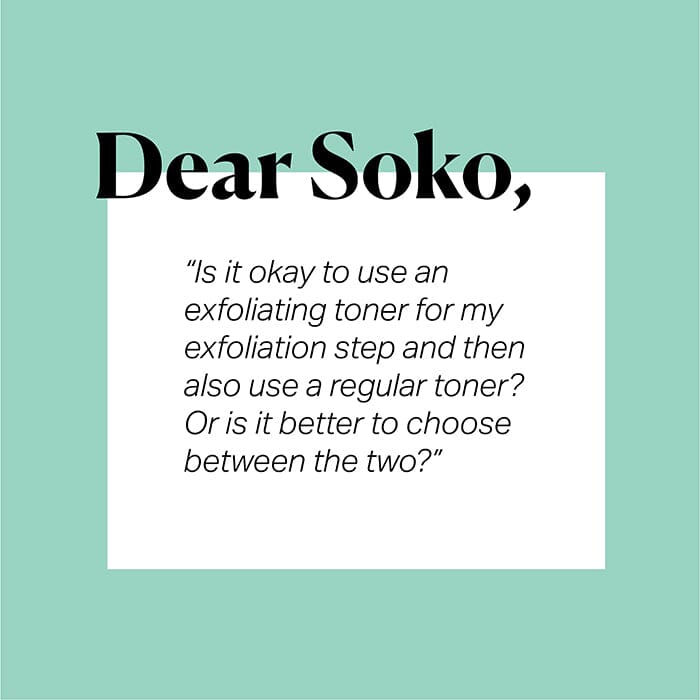 how to use an exfoliating toner