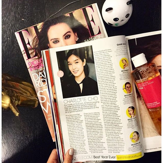 Charlotte is Elle Magazine’s December Skin Care Coach