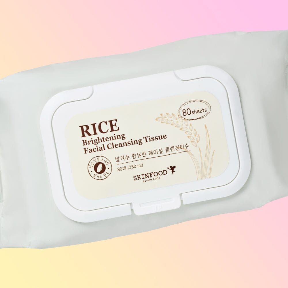 Rice Cleansing Tissues That Brighten With One Swipe