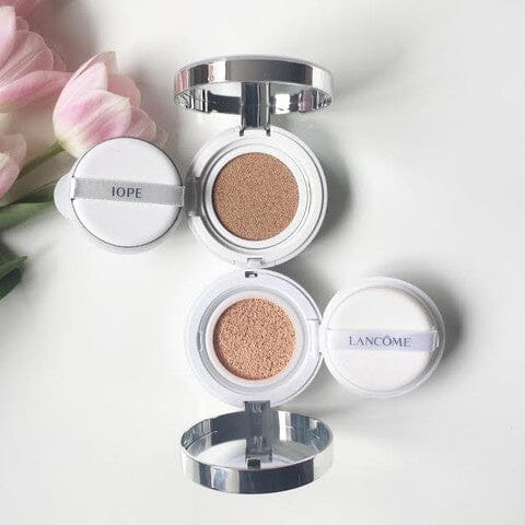 Cushion Lineup: Lancome and IOPE