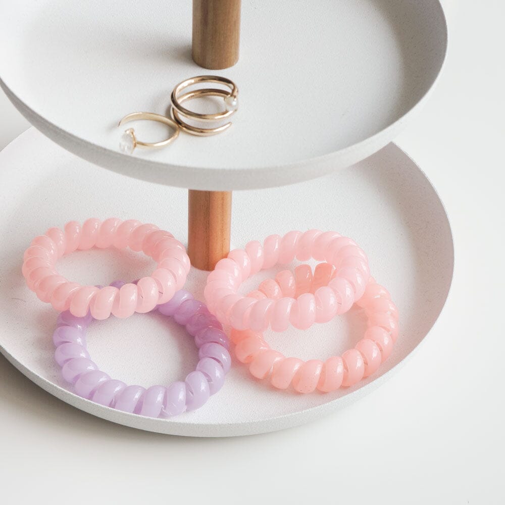The World Loves Telephone Cord Hair Ties