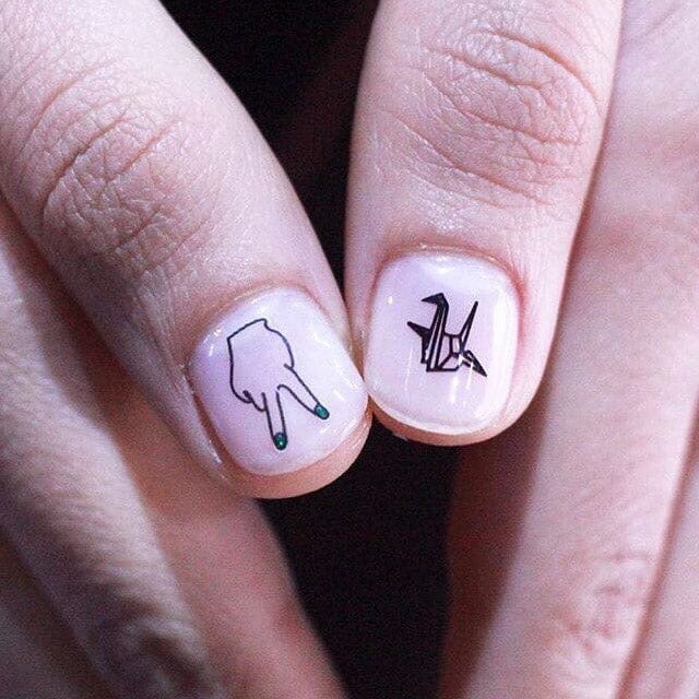 Tattoo Nails Are The Coolest Nail Art Trend