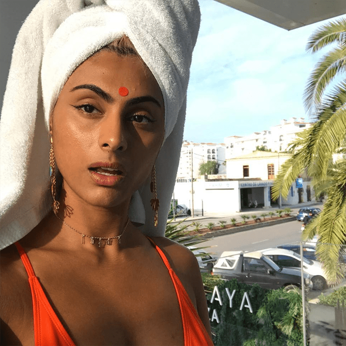 Model and Journalist Simran Randhawa on Overcoming Insecurities, Diversity in the Beauty Industry, and Her Skin Care Routine (Of Course)
