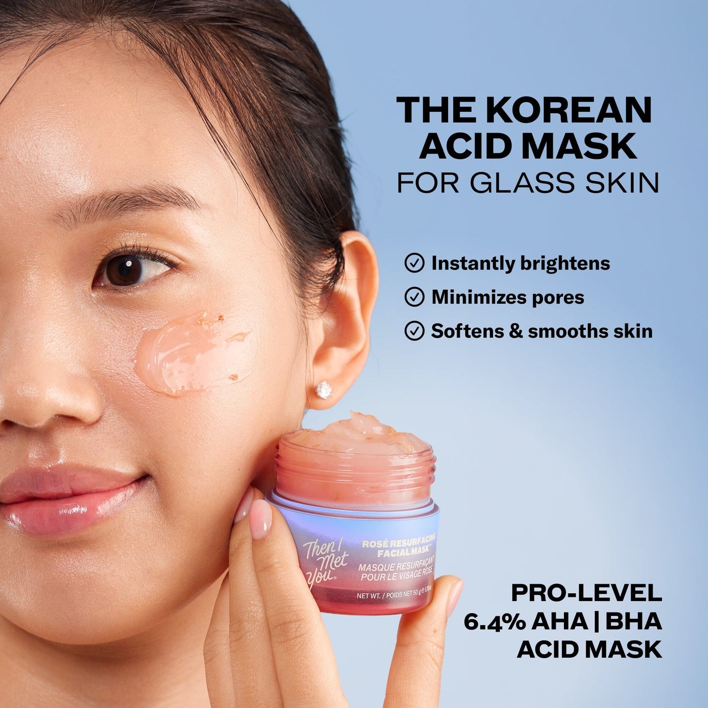 Rosé Resurfacing Facial Mask Wash Off Masks Then I Met You 