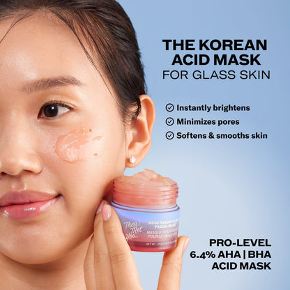 Rosé Resurfacing Facial Mask Wash Off Masks Then I Met You 
