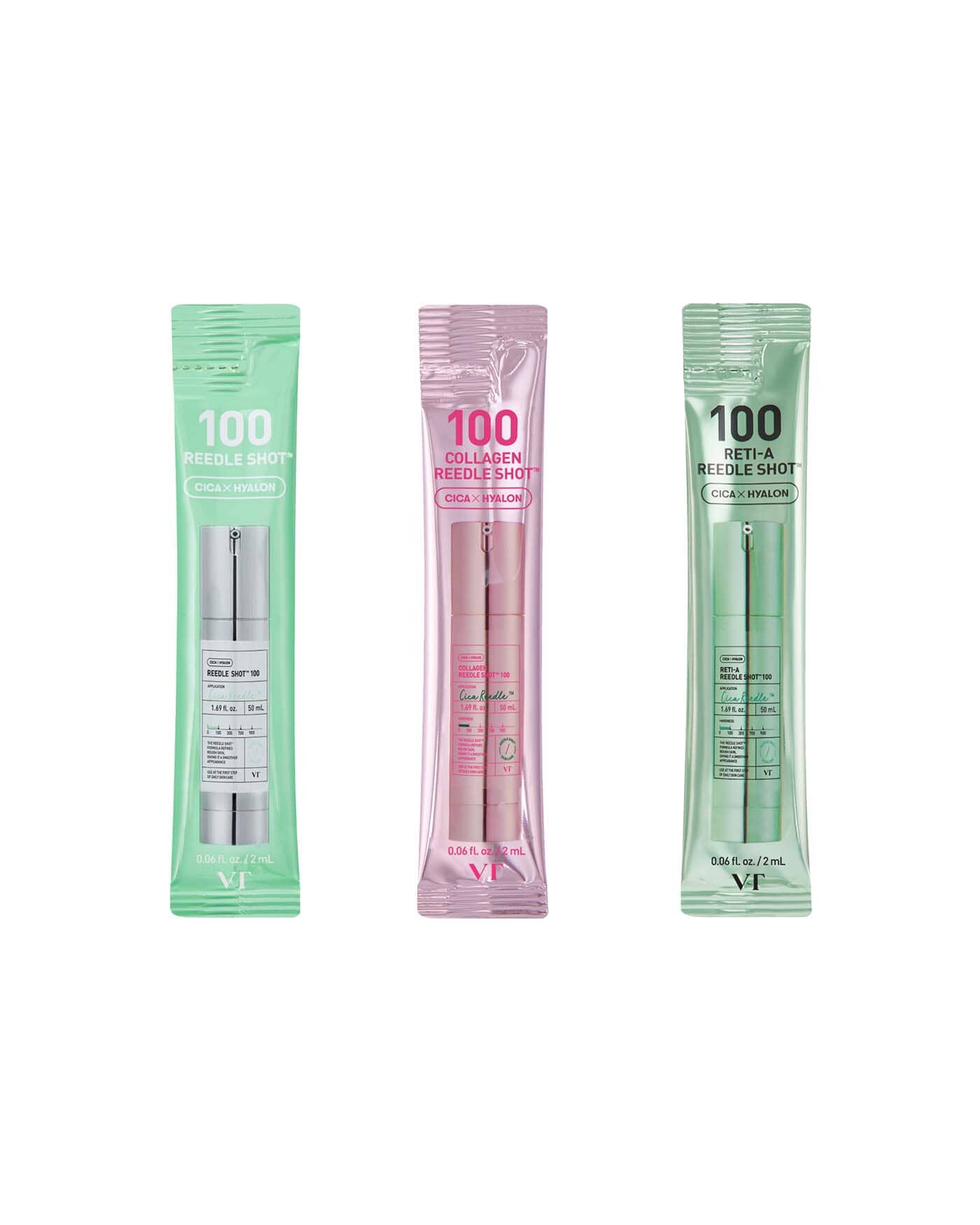 VT Color Reedle Shot Start Stick Kit (8ct) Branded Set VT COSMETICS 