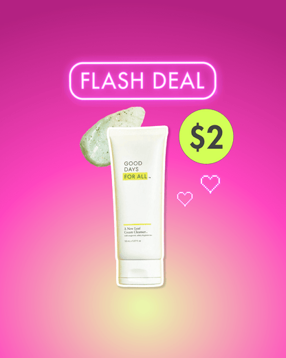 A New Leaf Cream Cleanser Water Cleanser Good Days For All 