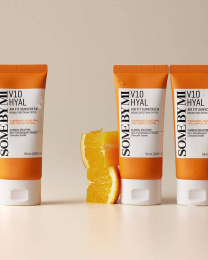 V10 Hyal Airfit Sunscreen Broad Spectrum SPF50 Sunscreen SOME BY MI 
