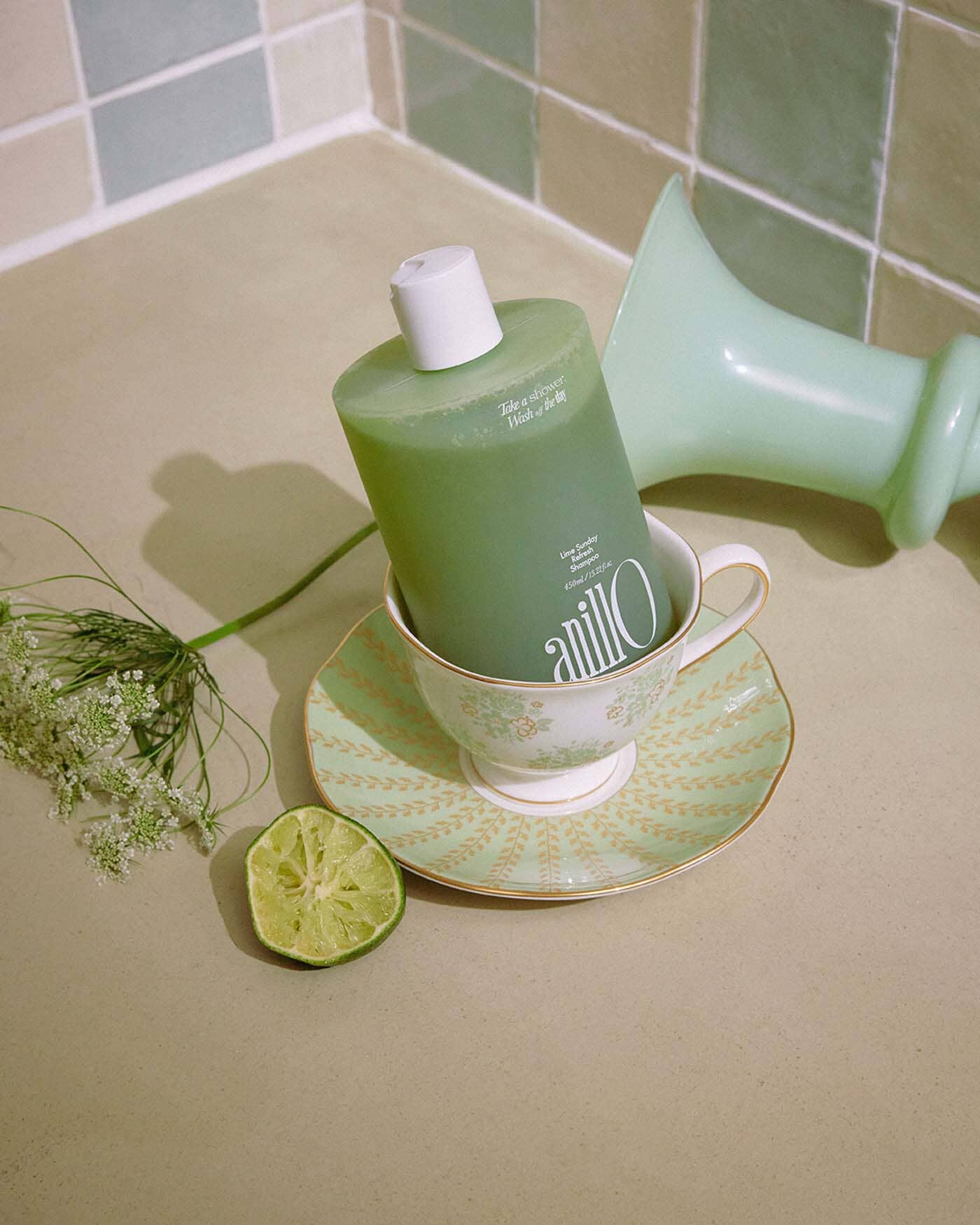 Lime Sunday Refresh Shampoo Shampoo Anillo 