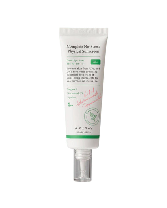 Complete No-Stress Physical Sunscreen SPF 50+ Sunscreen AXIS-Y 