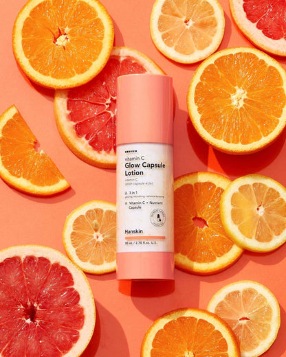 Vitamin C Glow Capsule Lotion Facial Moisturizer HANSKIN 