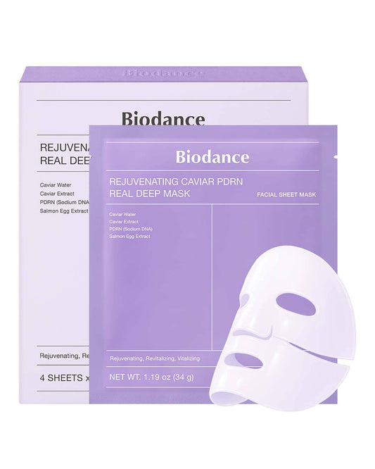 Rejuvenating Caviar PDRN Real Deep Mask Sheet Mask Biodance 