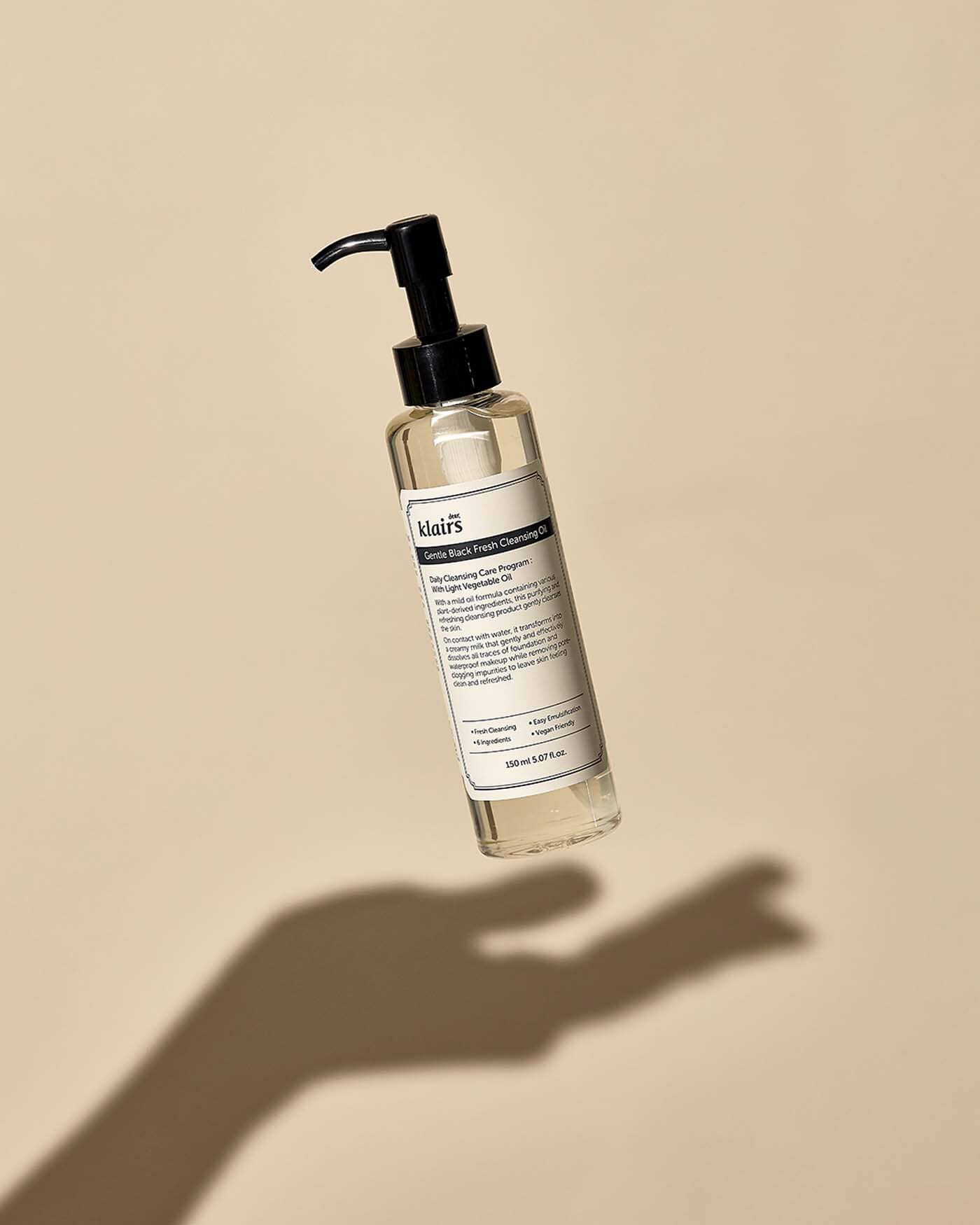Gentle Black Fresh Cleansing Oil Oil Cleanser KLAIRS 