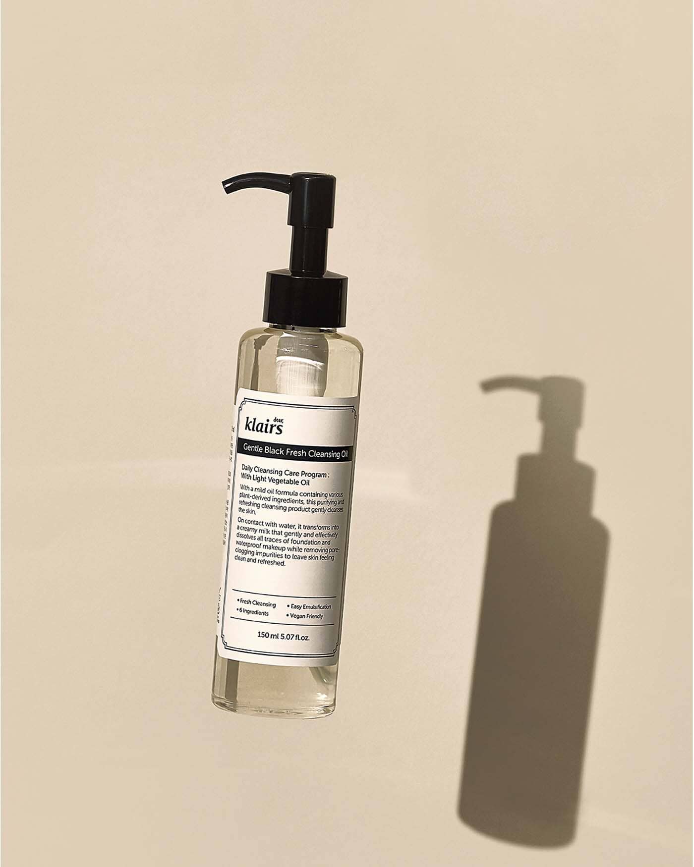 Gentle Black Fresh Cleansing Oil Oil Cleanser KLAIRS 
