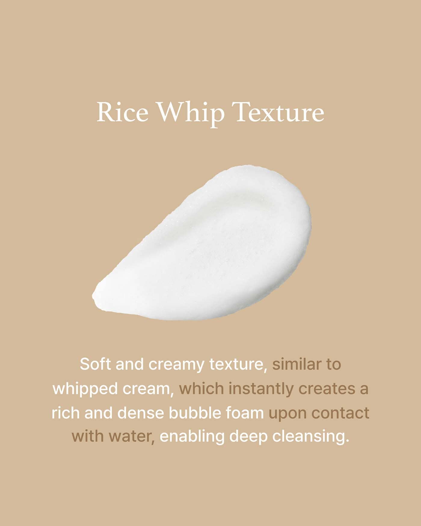 Rice Whip Facial Cleanser Water Cleanser I'M FROM 