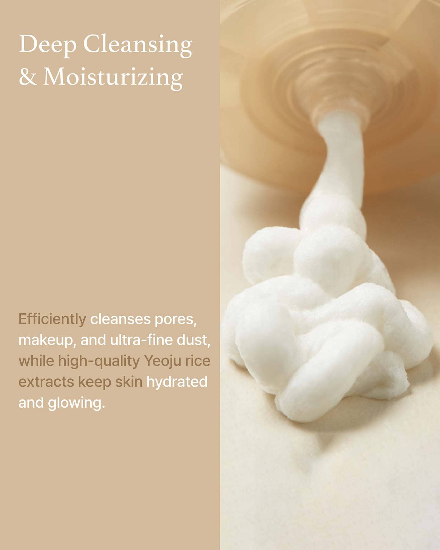 Rice Whip Facial Cleanser Water Cleanser I'M FROM 