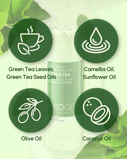 Real Fresh Green Tea Cleansing Stick Water Cleanser NEOGEN 