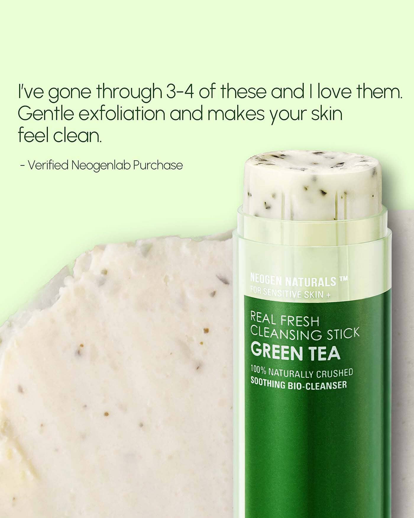 Real Fresh Green Tea Cleansing Stick Water Cleanser NEOGEN 