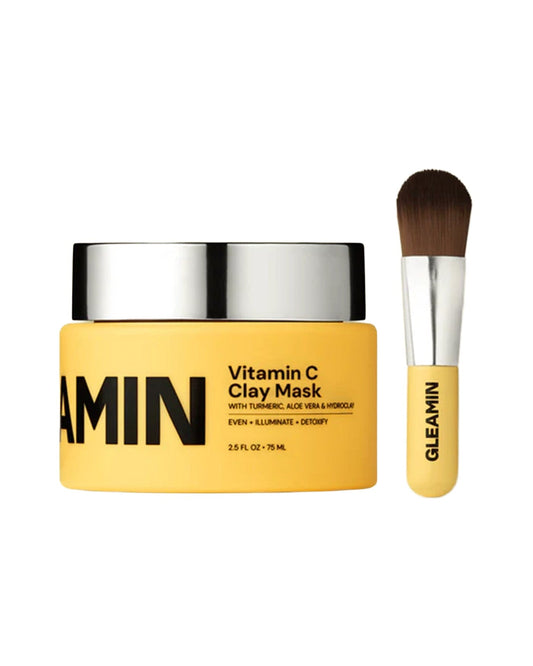 Vitamin C Clay Mask Wash Off Masks Gleamin 