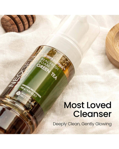 Green Tea Real Fresh Foam Cleanser Water Cleanser NEOGEN 