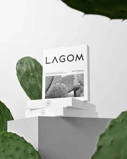 Aqua Cactus Mask Pack (5 Pack) Sheet Mask LAGOM 