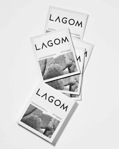Aqua Cactus Mask Pack (5 Pack) Sheet Mask LAGOM 