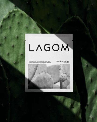 Aqua Cactus Mask Pack (5 Pack) Sheet Mask LAGOM 