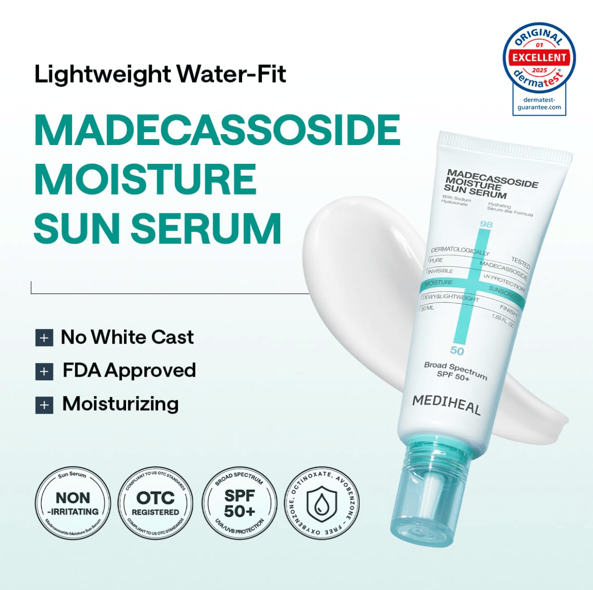 Madecassoside Moisture Sun Serum
