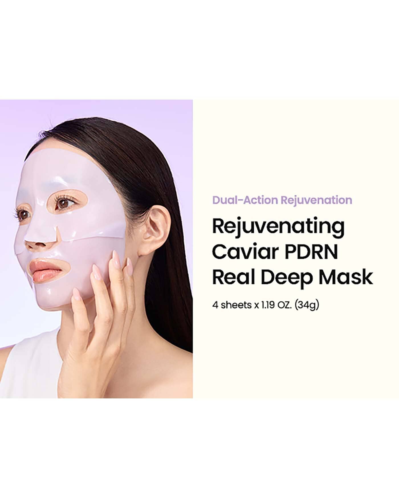 Rejuvenating Caviar PDRN Real Deep Mask Sheet Mask Biodance 