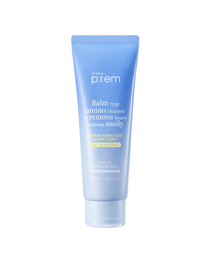 Safe me. Amino Refresh Cleansing Balm Oil Cleanser MAKE P:REM 