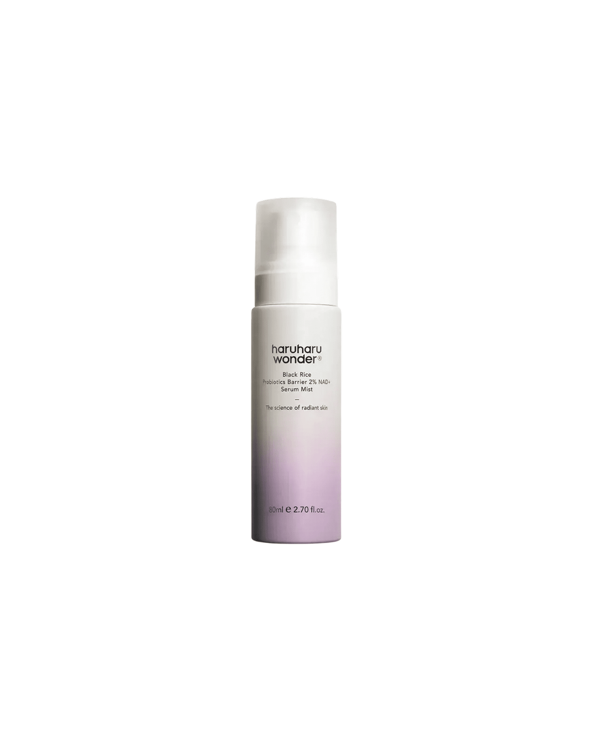 Black Rice Probiotics 2% NAD+ Serum Mist Facial Mist Haruharu Wonder 