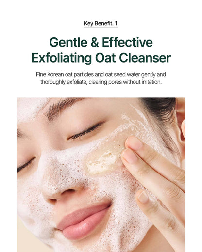 Oat-in Gentle Exfoliating Face Cleanser Water Cleanser Purito Seoul 
