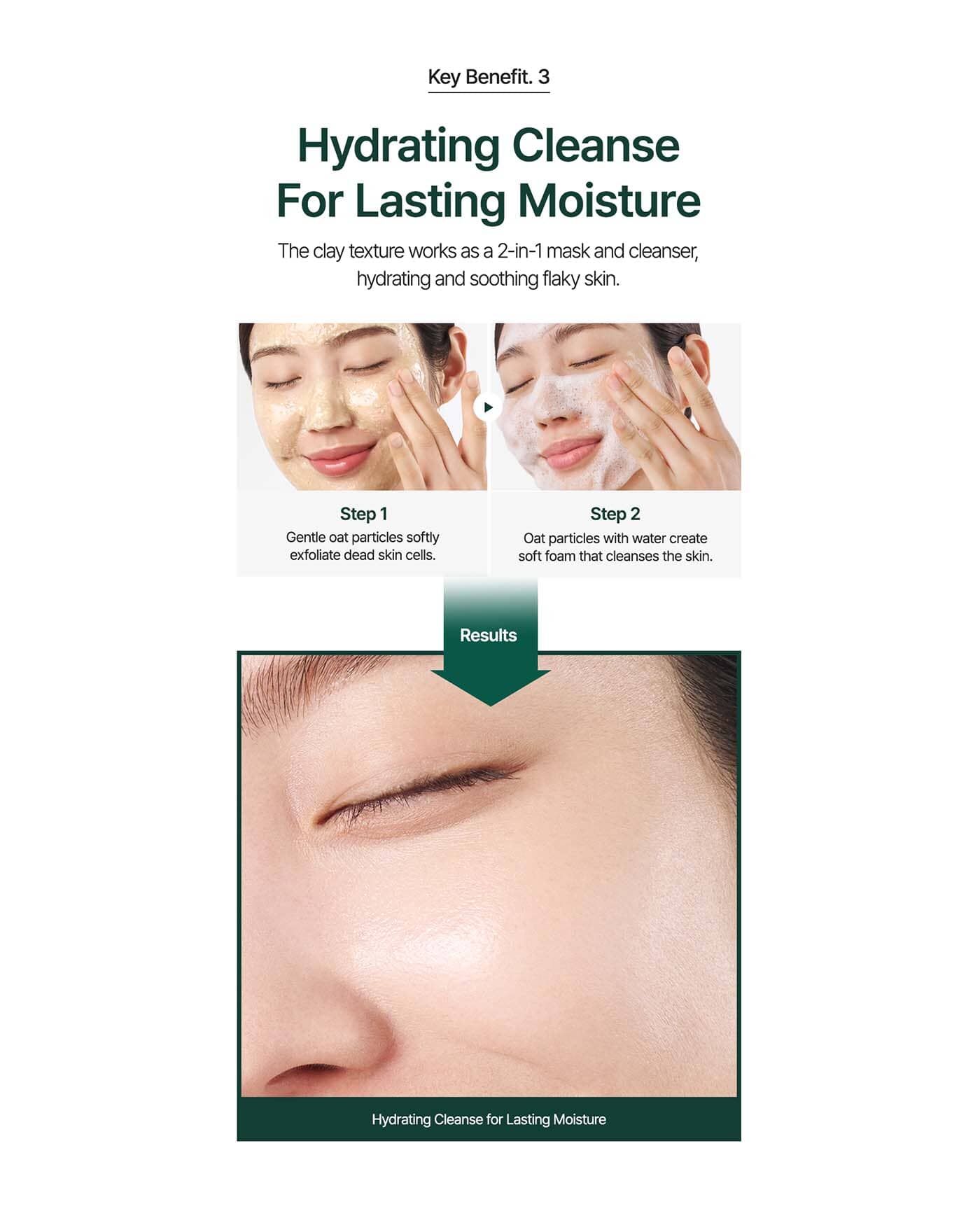 Oat-in Gentle Exfoliating Face Cleanser Water Cleanser Purito Seoul 