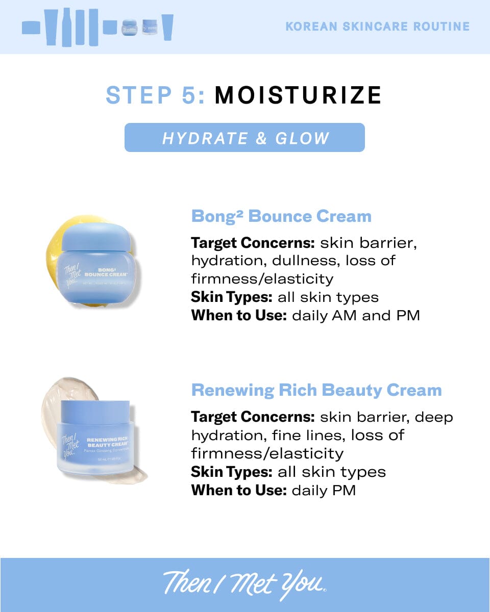 Bong² Bounce Cream Facial Moisturizer Then I Met You 