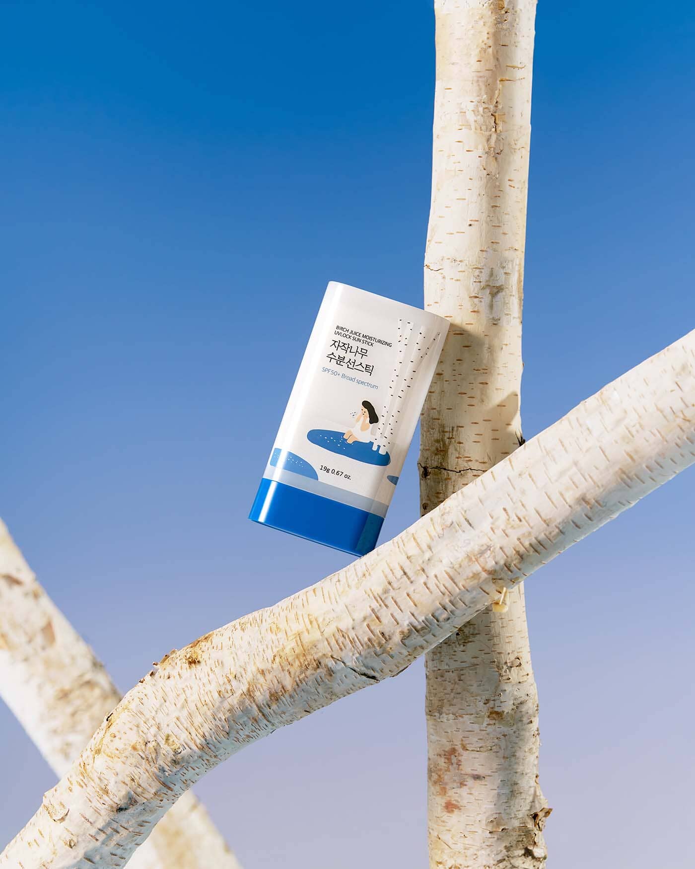 BIRCH JUICE MOISTURIZING UVLOCK SUN STICK Sunscreen ROUND LAB 