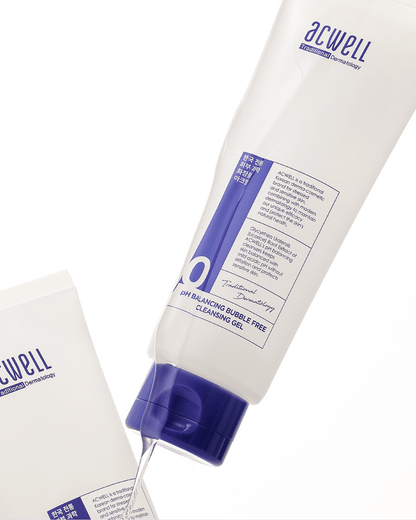 pH Balancing Bubble Free Cleansing Gel Water Cleanser ACWELL 