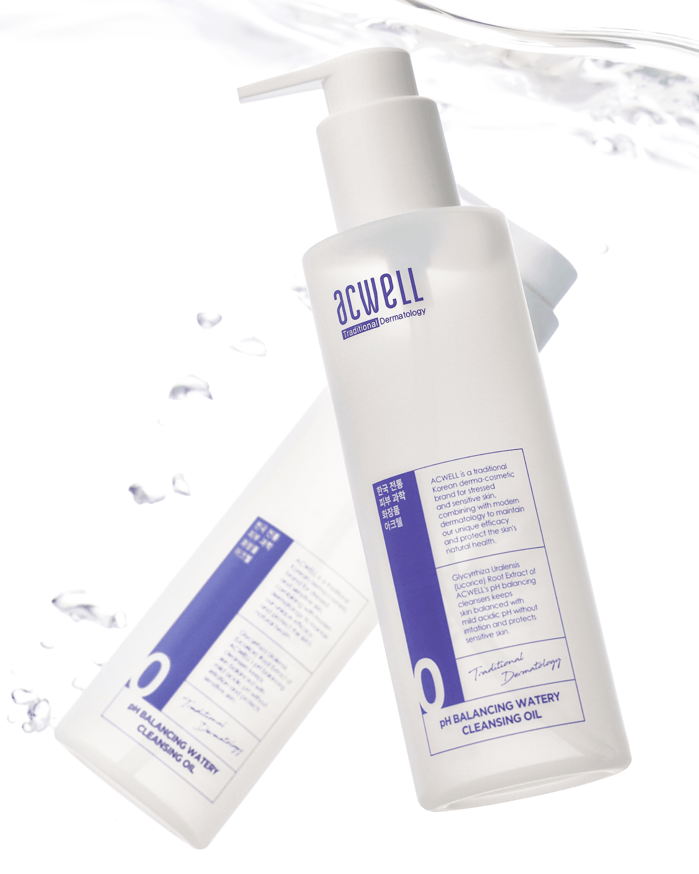 pH Balancing Watery Cleansing Oil Oil Cleanser ACWELL 