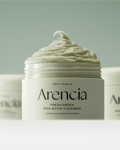 Fresh Green Rice Mochi Cleanser Water Cleanser Arencia 