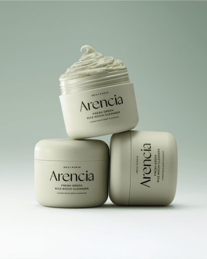 Fresh Green Rice Mochi Cleanser Water Cleanser Arencia 