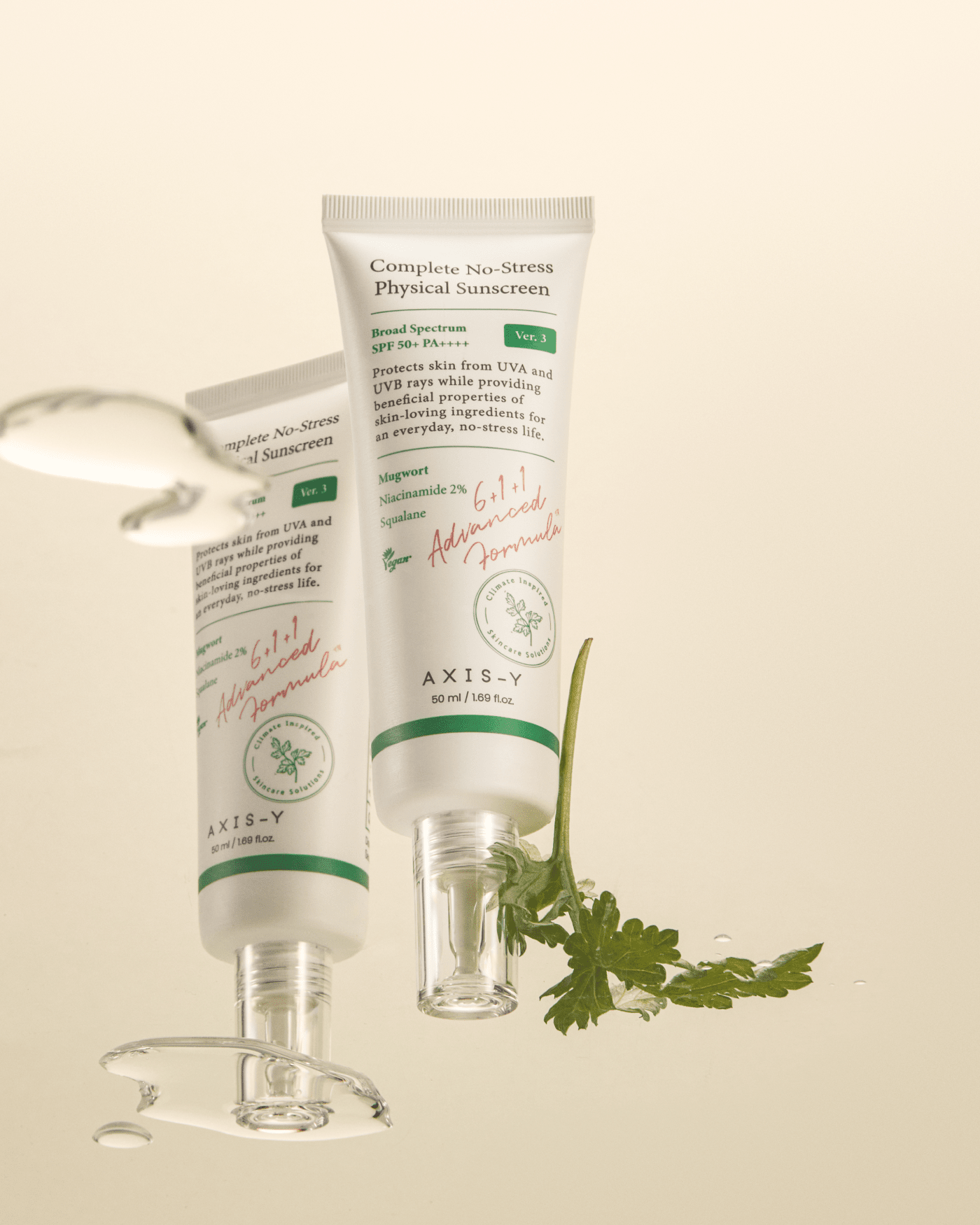 Complete No-Stress Physical Sunscreen SPF 50+ Sunscreen AXIS-Y 