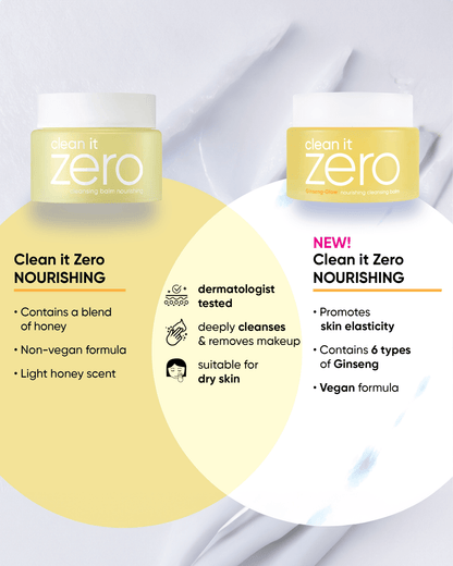 Clean It Zero Cleansing Balm Nourishing Oil Cleanser BANILA CO 