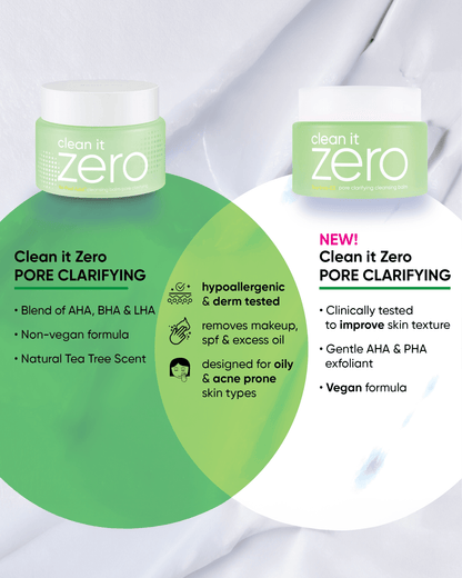 Clean It Zero Cleansing Balm Pore Clarifying Oil Cleanser BANILA CO 