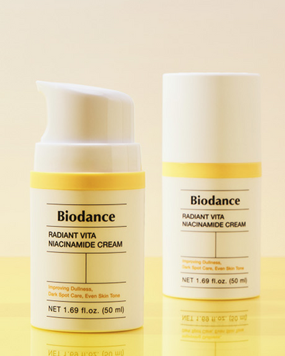 Radiant Vita Niacinamide Cream Facial Moisturizer Biodance 
