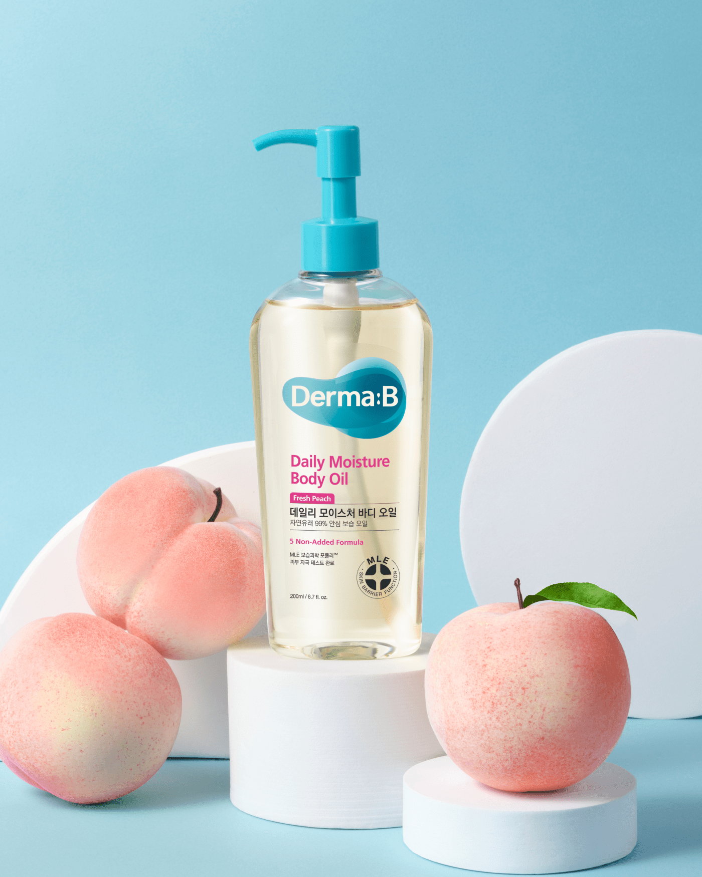Derma:B Daily Moisture Body Oil (Fresh Peach) Body Derma:B 