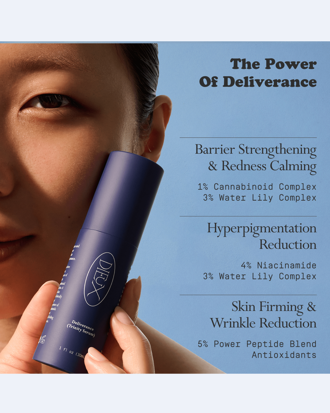 Deliverance Soothing Trinity Serum Serum/Ampoule Dieux 