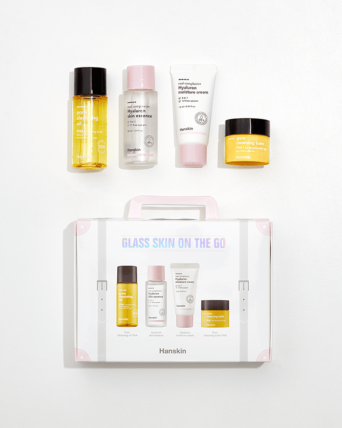 Glass Skin On the Go Skincare Set HANSKIN 