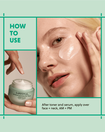 Artemisia Soothing Gel Cream Facial Moisturizer Hanyul 
