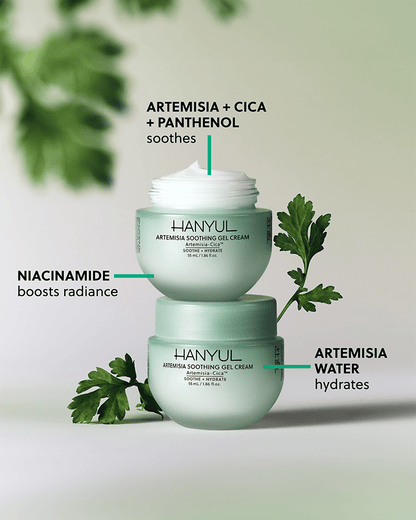 Artemisia Soothing Gel Cream Facial Moisturizer Hanyul 