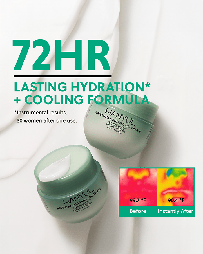 Artemisia Soothing Gel Cream Facial Moisturizer Hanyul 